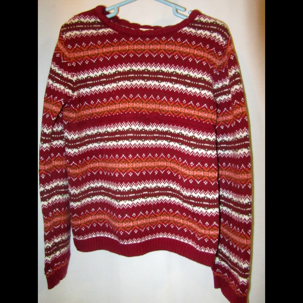 Gymboree Harvest Leaves Fairisle  Sweater 7